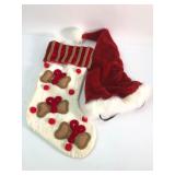 Ditz Designs Stocking & Santa Hat