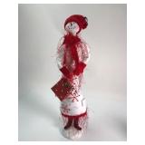 Christmas Snow Ladies Figurine 18"