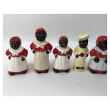 5 Ceramic 4.5" Tall Figurines
