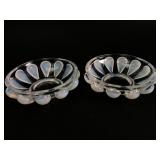 Fenton 4" Opalescent Glass Bowls Pair