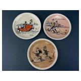 Norman Rockwell Newell Pottery Plates Set