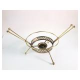 Mid-Century Modern Brass Warming Stand