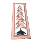 Contemporary Quilted Christmas Tree Runner
