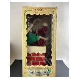 Rennoc Animated Santa With Chimney Display