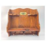 Barbershop Wall Shelf With Pegs