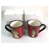 Jim Shore Snowman Mug Set By Von Maur