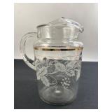 Bartlett Collins Frosted Grapevine Ice Lip Pitcher