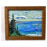 Neil Calli Oil Painting In Frame