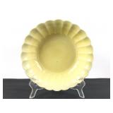 Yellow Ceramic Scalloped Bowl 8.5´´