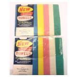 NOS MCM Plastic & Rayon Towels
