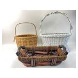 Three Woven Baskets