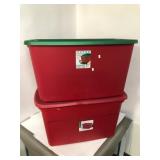 Sterilite 30-Gallon Red Storage Totes