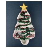 Christmas Tree Ceramic Dish With Star