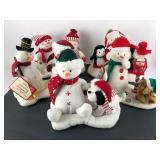 Hallmark Plush Snowmen & Christmas Figurines