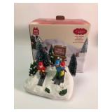 St. Nicholas Square Kids Skiing Display