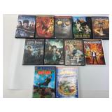 11 DVDs Including Harry Potter & Spider-Man