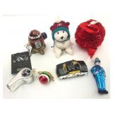 Holiday Glass & Plush Ornament Collection