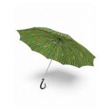 Green & Brown Umbrella With 25" Length