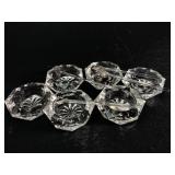 Bohemia Crystal Salt Cellars With Spoons