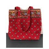 Vera Bradley Red Floral Tote Bag
