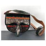 Jericho Leather & Cowhide Shoulder Bag