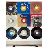 9 Assorted 45 RPM Vinyl Records