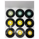 9 Peter Pan Records 45 RPM Vinyl