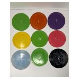 9 Colored Vinyl Records