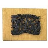 Wood Panel Bamboo Carving By Kandaï¿½s Gallery