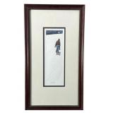 Stephen Sebastian Embossed Etching Night Sledding