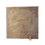Large Embossed Metal Wall Hanging