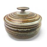 Signed Studio Art Pottery Casserole Dish