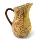 1940s Watt Ovenware Tree Bark Pitcher