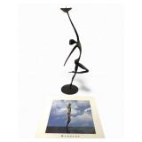 John Kennedyï¿½(1931-2004)ï¿½Bronze Candleholder Sculp