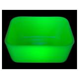 Rare Vtg McKee Jadeite Uranium Glass Dish