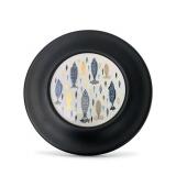 MCM Ceramic Fish Tile Wall Decor