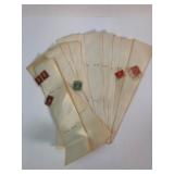 Vintage Collection Of Worldwide Postage Stamps