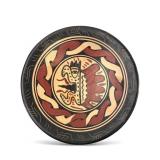 Vtg Ceramic Pre-Columbian Style Cocle Wall Art