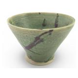 Handmade Signed Pottery Bowl With Glaze