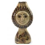 Vtg Signed Carlos Villanueva Mexican Pottery Vase