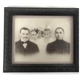 Antique Framed Portrait Of Family