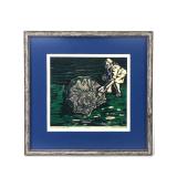 Judith Costello Wood Block Print 1983