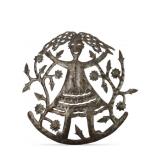 Haitian Metal Folk Art Oil Barrel