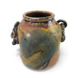 Studio Pottery Jar By Gerard With Flow Glaze