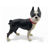 Vtg Cast Iron Boston Terrier Door Stop