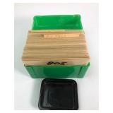 U.S. Postage Stamps In Green Box