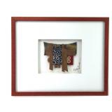 Signed Kathy Sheldon 3D Mixed Media Art