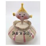 1958 HOLT HOWARD Pixieware Jam N Jelly Jar