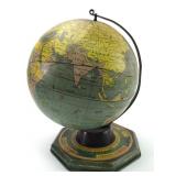 Vintage 1940s Replogle Tin Table Globe