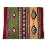 Zapotec Style Handwoven Wool Miniature Rug